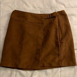 Faux Suede Hollister Skirt